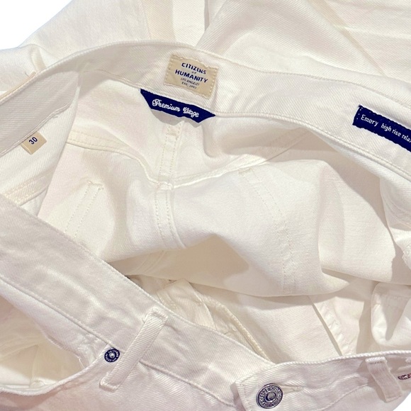 Citizens of Humanity Emery High Rise Relaxed Crop Jeans Moonstone NWT NEW 30 - Picture 8 of 12